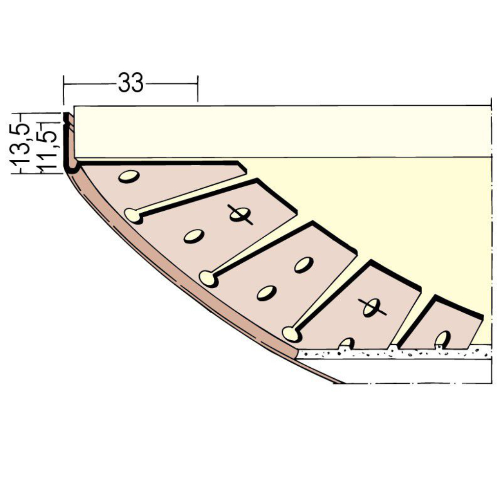 Abschlussprofil für den Trockenbau 3768