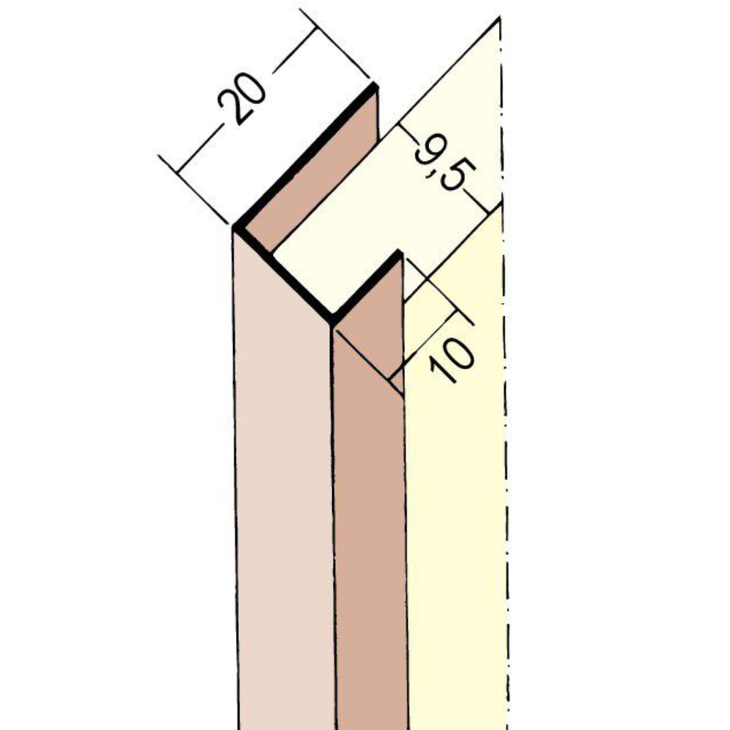 Einfassprofil für den Trockenbau 3738