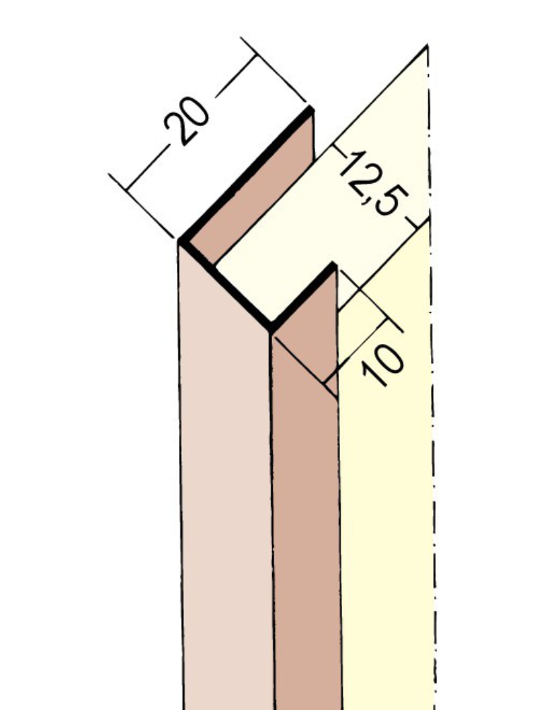 Einfassprofil für den Trockenbau 3741