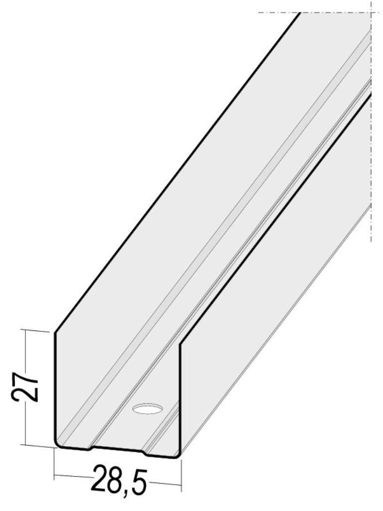 U-Anschlussprofil weiß 53244