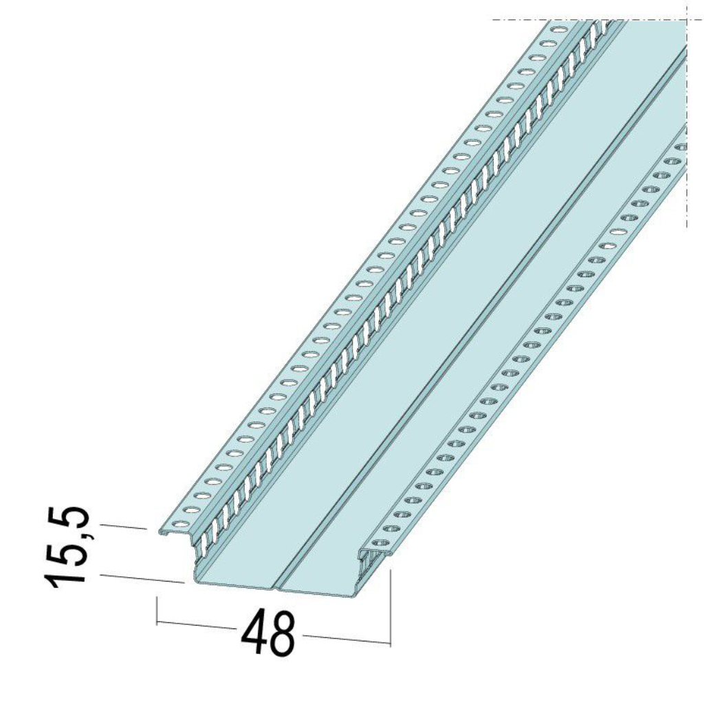 Wand-Trockenputzprofil 05112 230,0 mit Kantholz