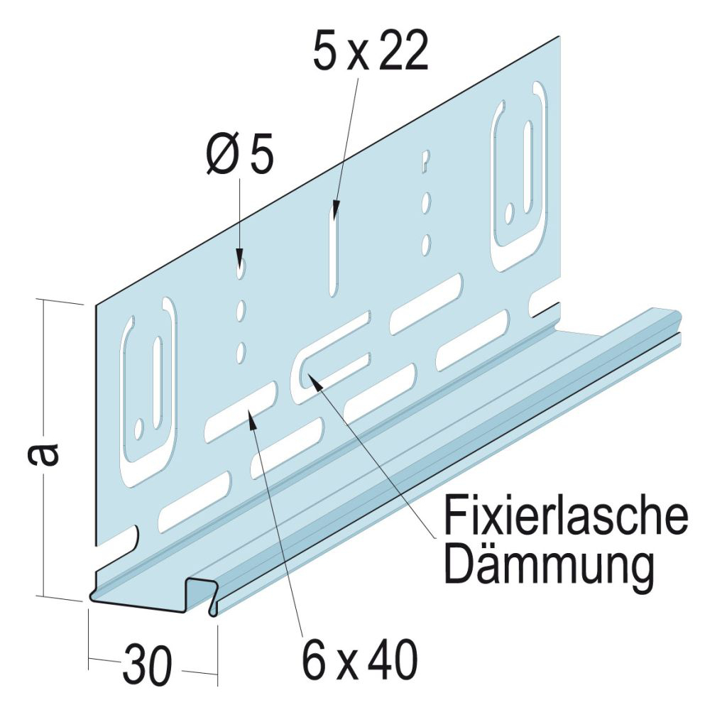 Balkennivellierwinkel ohne Kederprofil 5570