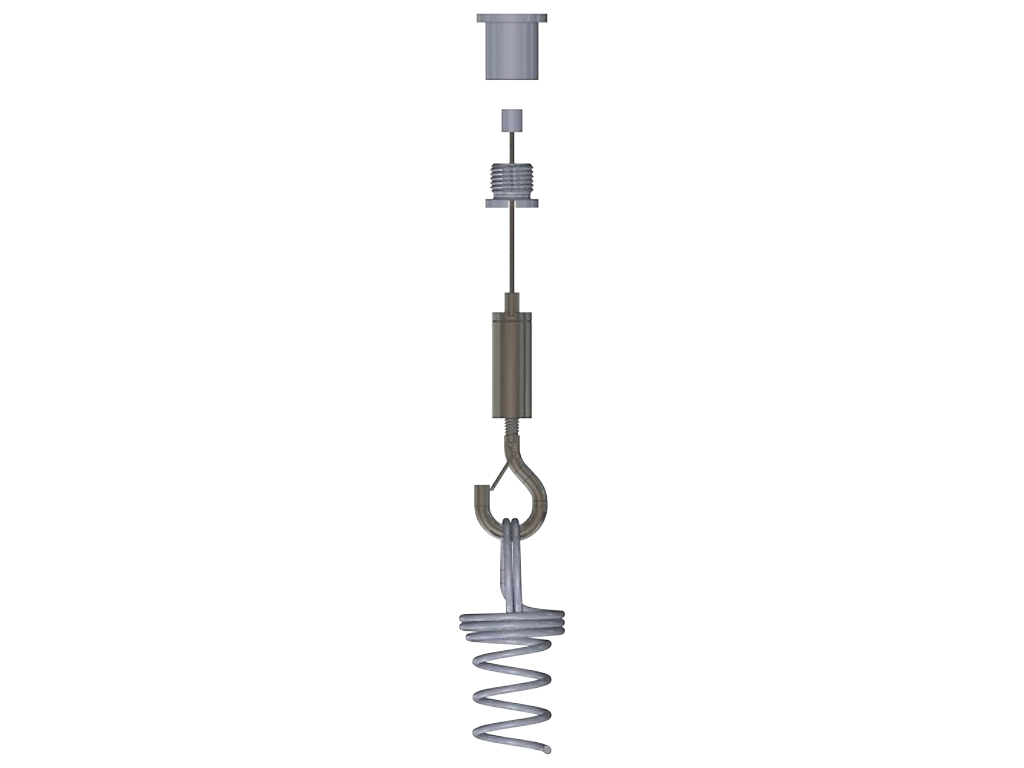 CapaCoustic Abhangset mit Spiralanker