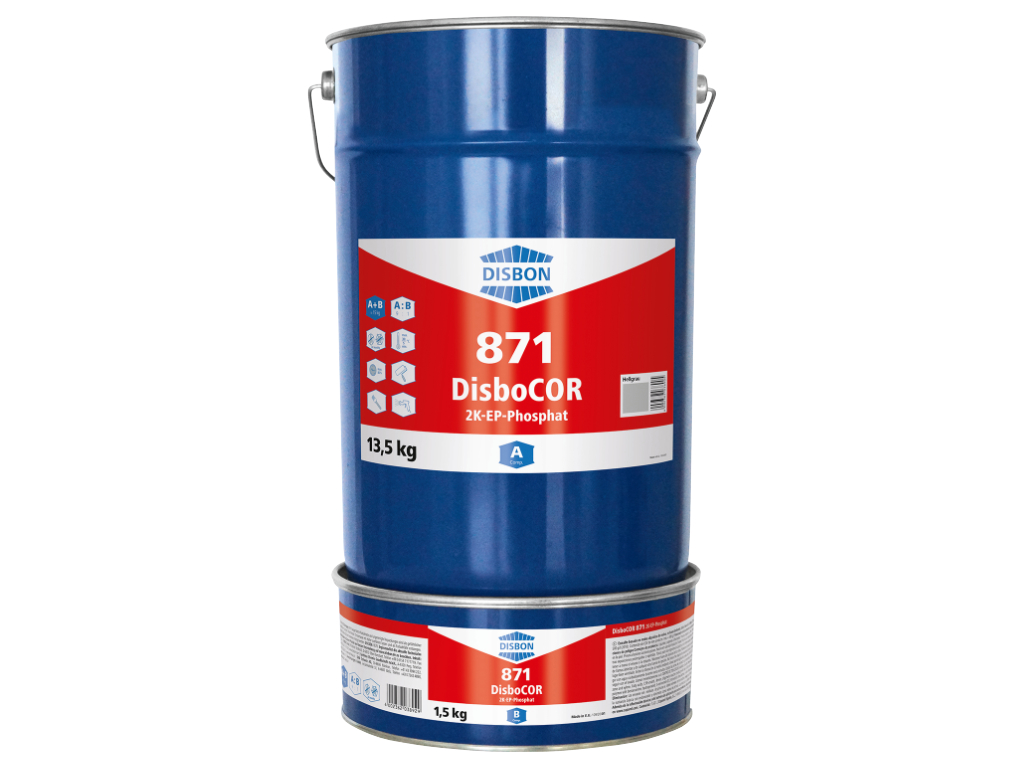 DisboCOR 871 2K-EP Phosphat Hellgrau 4 kg