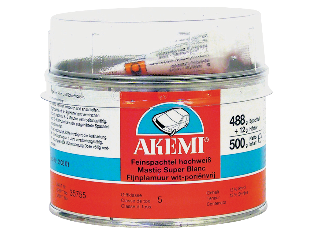 Akemi-Feinspachtel, Hochweiß
