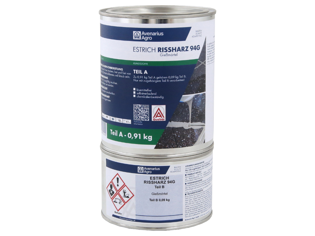 Estrich-Rissharz 94 G grau 1 kg