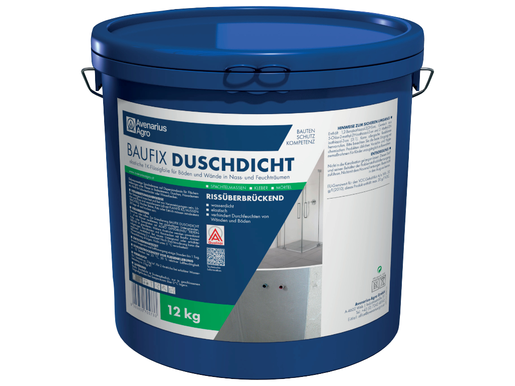 Baufix Duschdicht Hellgrau 12 kg