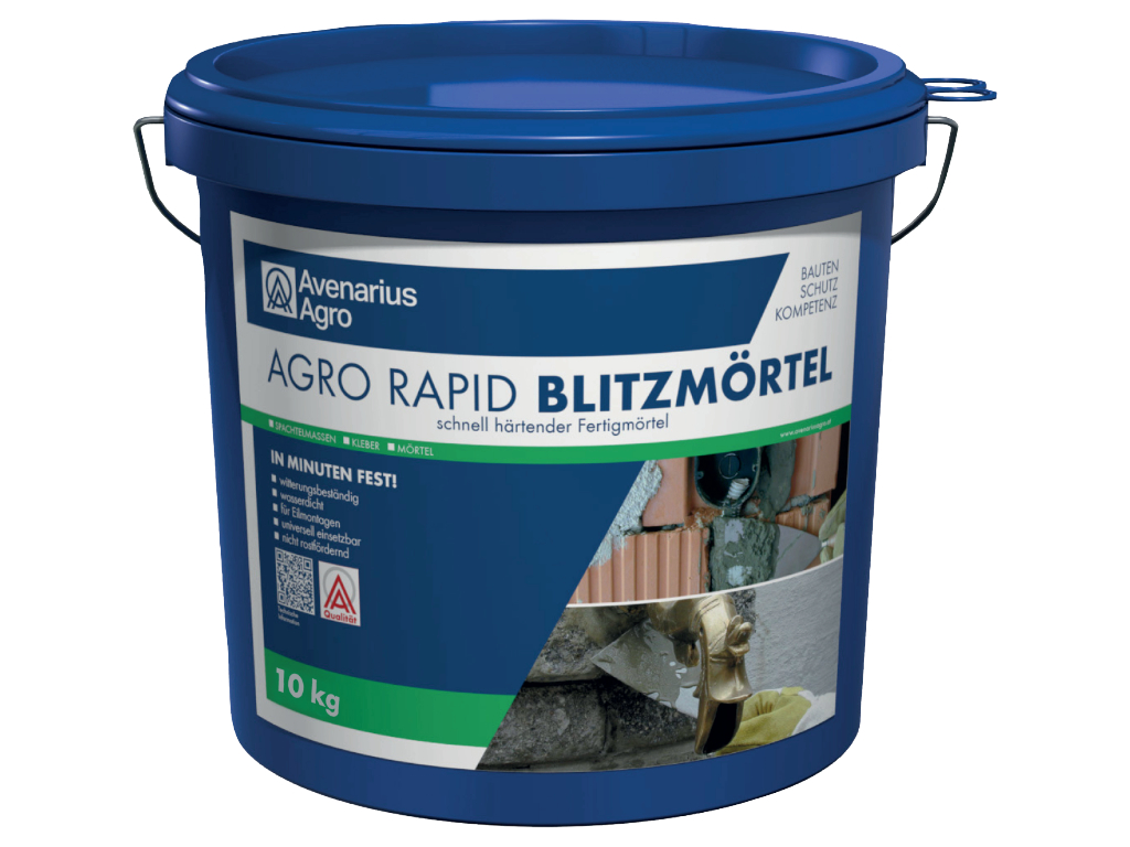 Agro Rapid Blitzmörtel Zementgrau 10 kg