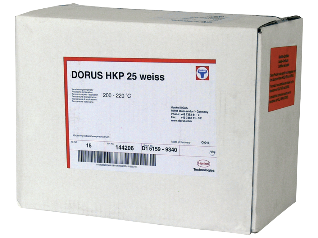 Technomelt Dorus HKP 25 weiß 45 Patronen (15 kg netto)