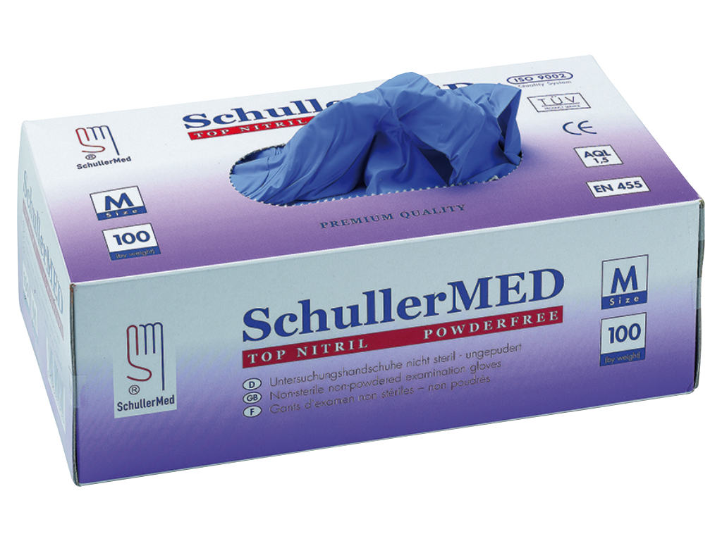 Nitril Handschuhe lösemittelbeständig Gr. L 100 Stk.