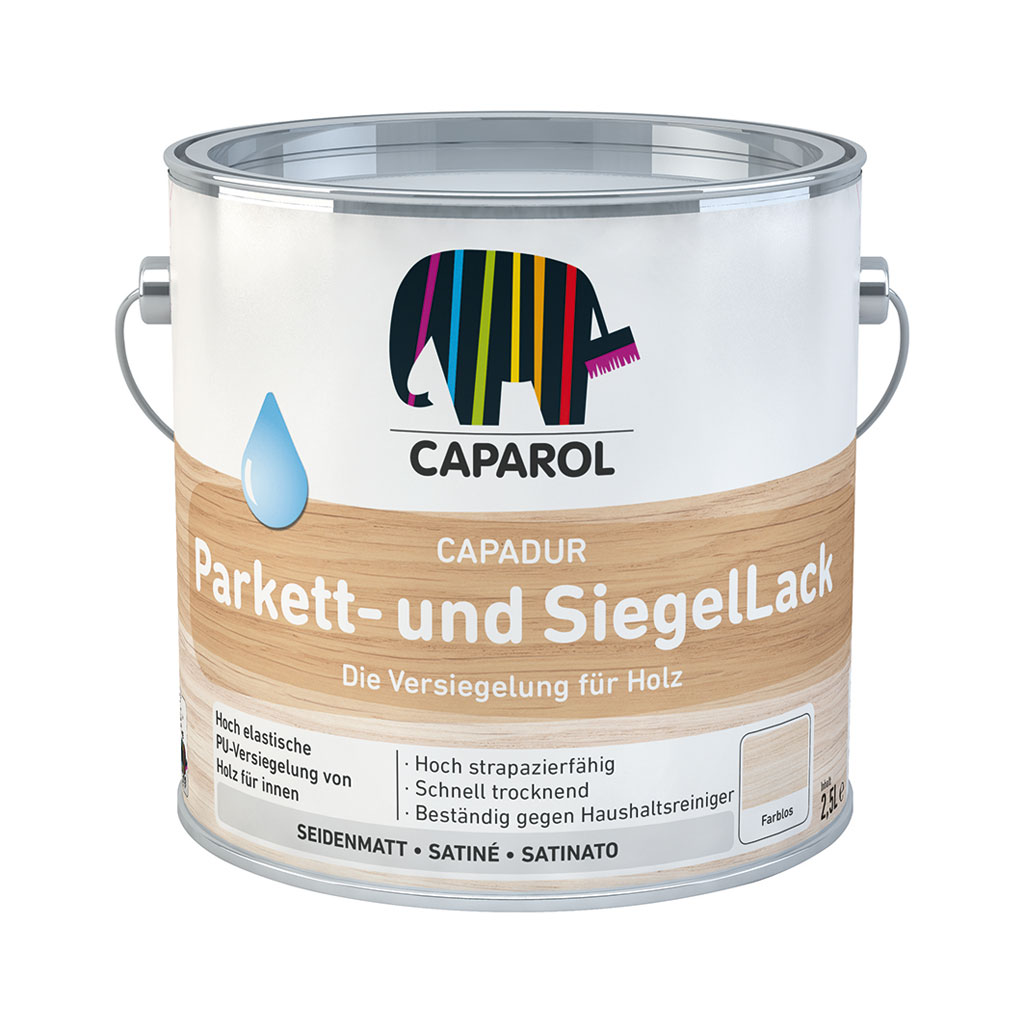 Capadur Parkett- und SiegelLack farblos 2,5 l