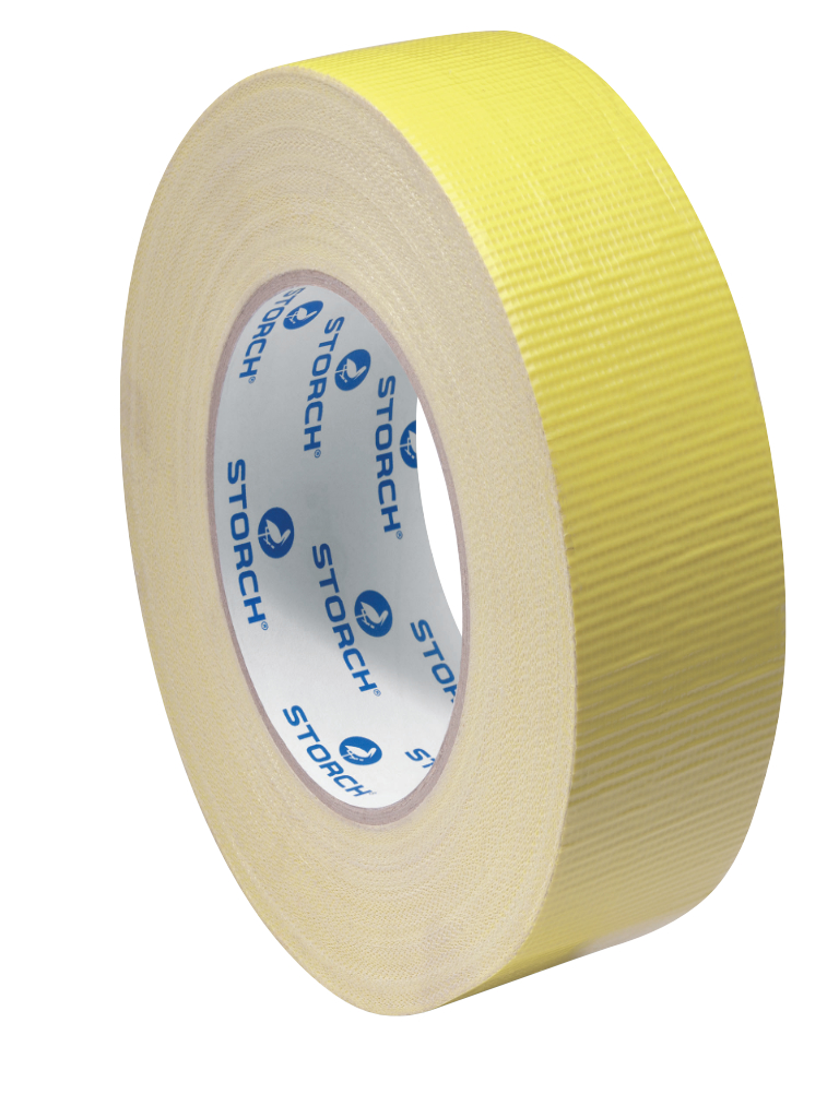 Storch Gewebeklebeband gelb