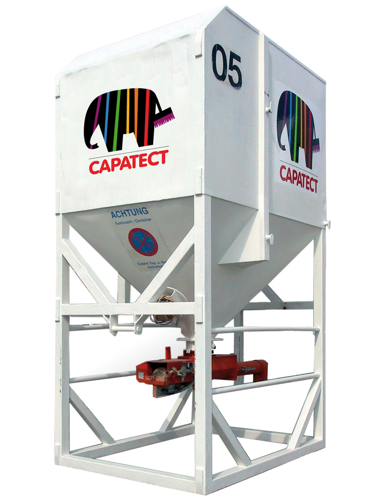 Aufstellgebühr für Pulvercontainer
