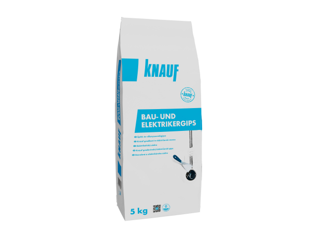 Bau- u.Elektrikergips  5 kg D/CZ/SI/HR/H