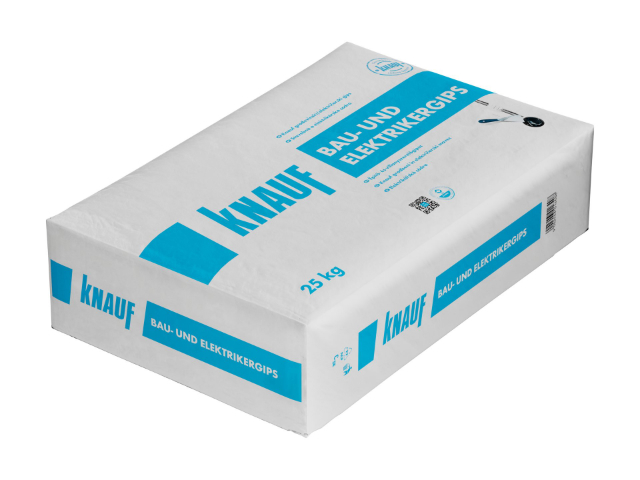 Bau- u.Elektrikergips 25 kg D/CZ/SI/HR/H