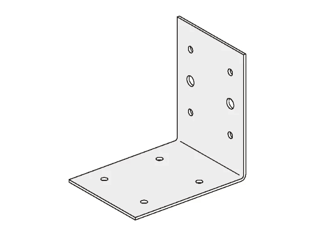 SL-Anschlusswinkel  75/100/100mm gel.
