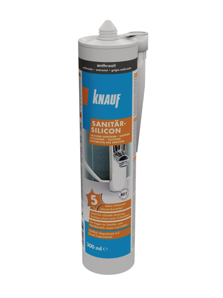 Sanitär-Silicon anthrazit 300 ml D/F/NL