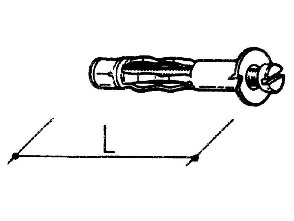 Hohlraumdübel Metall