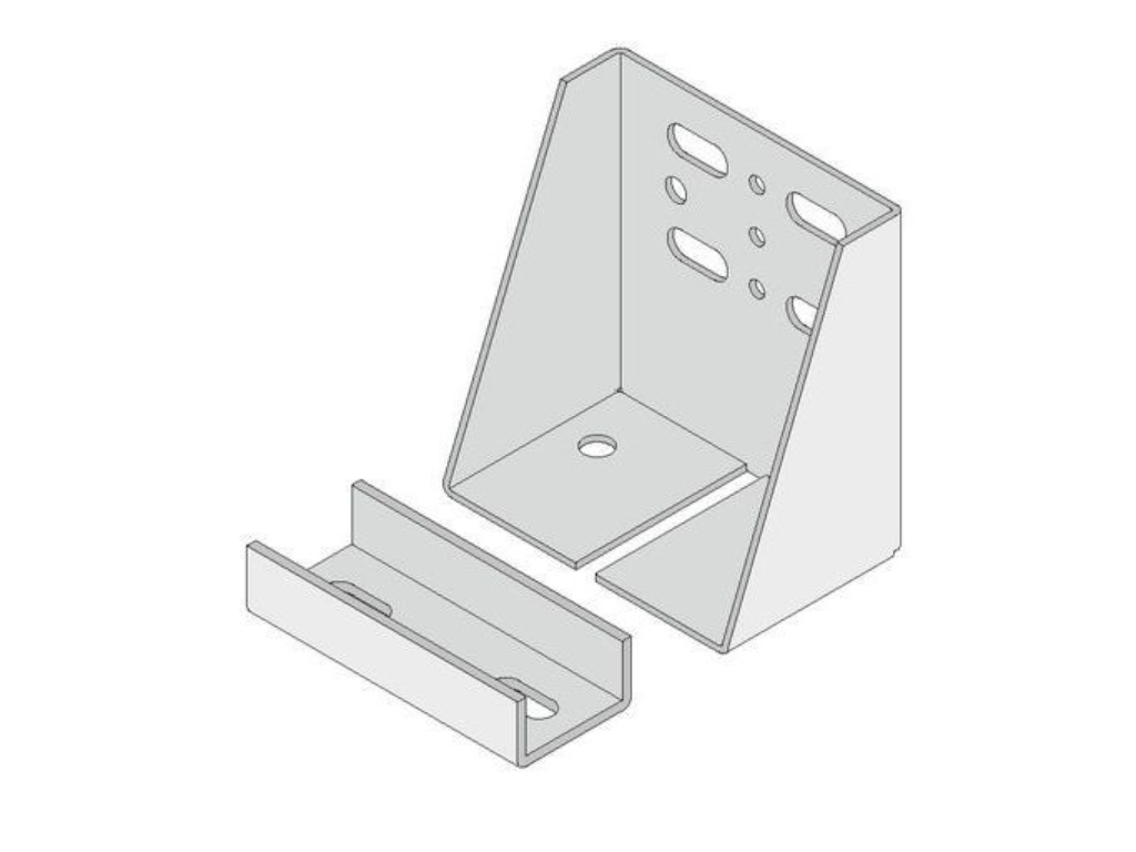 Befestigungskit Deckenschürzen / Brüstungen