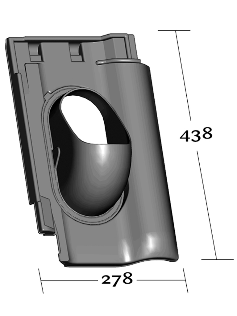 Grundplatte Bramac passend Rubin 13V