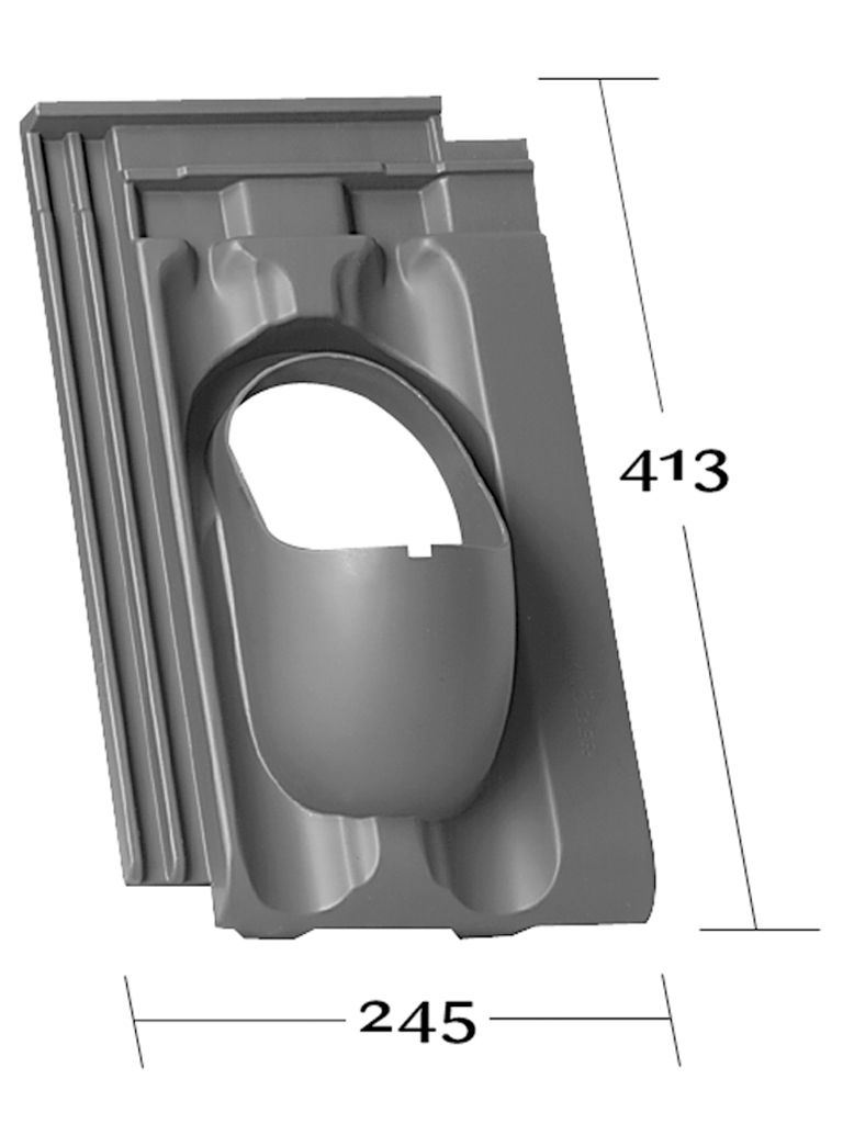 Venduct® Grundplatte DN100 Jacobi Walther Doppelmulde,