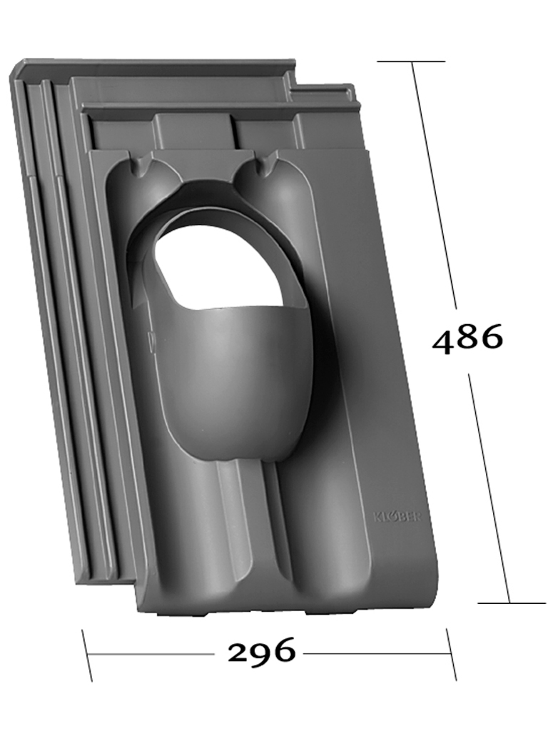 Venduct® Grundplatte DN100 rotbraun Nelskamp Nibra-