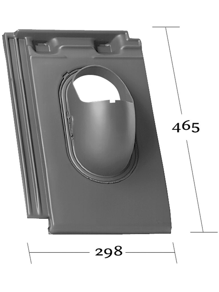 Venduct® Grundplatte DN100 Wienerberger Flachziegel