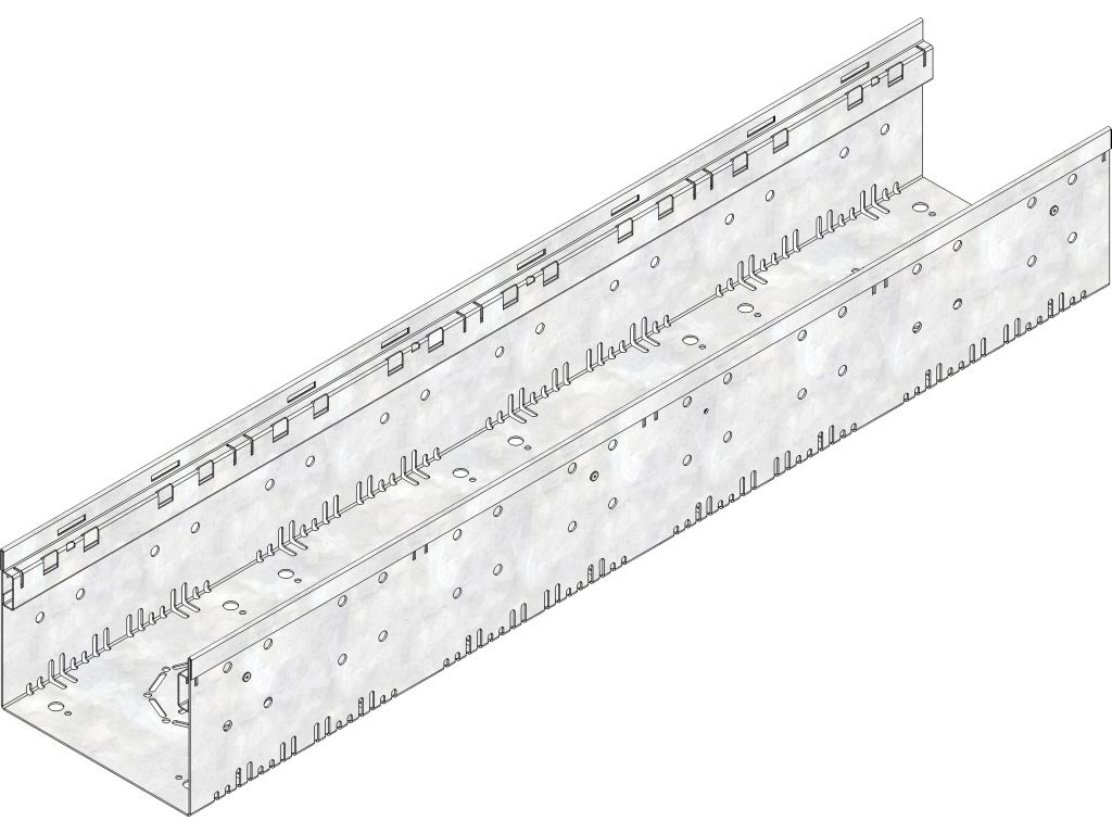 DACHFIX STEEL 205 Rinne Typ 150, Edelstahl, BH 150mm, L 0,5m