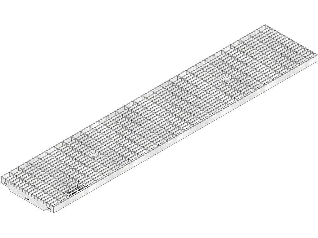 Gitterr.MW 30/10,ES,Kl.A 15,2-fach verschraubbar