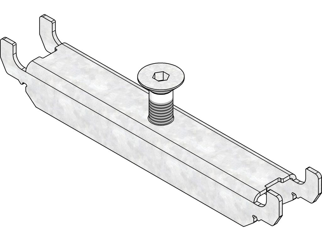 DACHFIX STEEL 205 Knebelset Edelstahl+Schraube für FIBRETEC