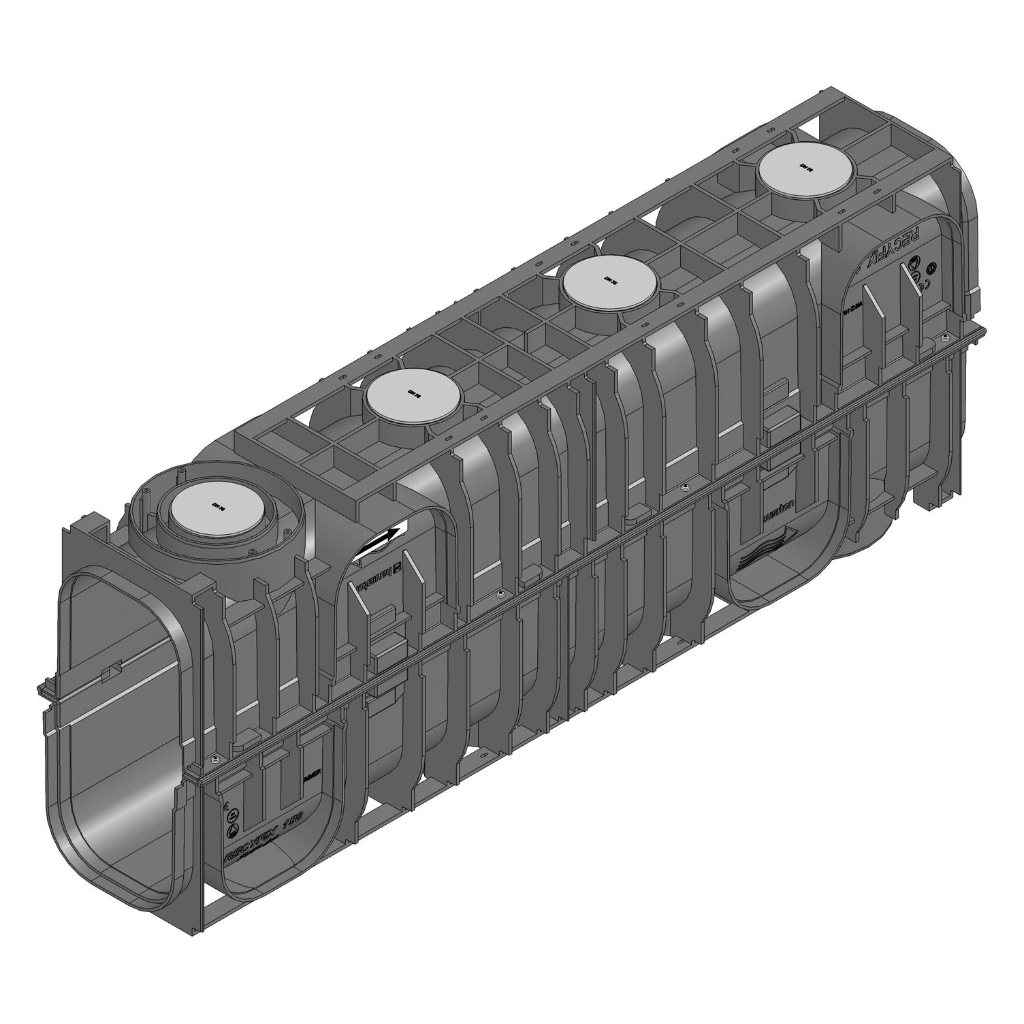 Schachtverbinder für RECYFIX HICAP 3000