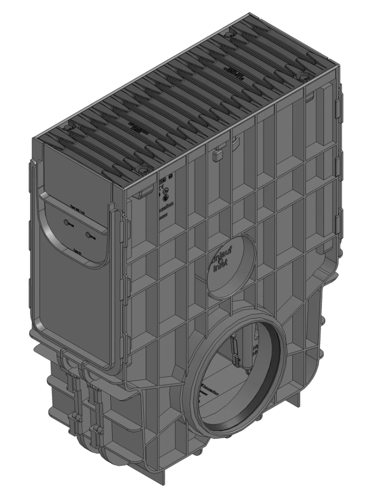 RECYFIX®NC 150, Einlaufkasten FIBRETEC Design SW 148/9 mm