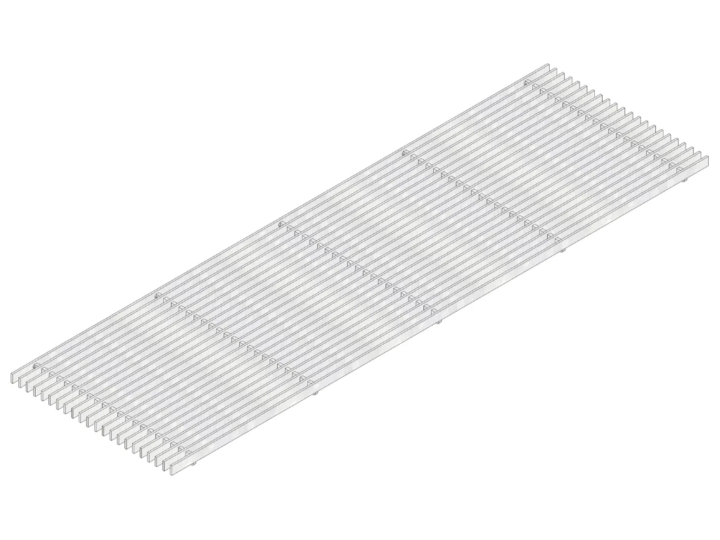 STEELFIX AIR 305 Längsstabrost SA 12 mm verzinkt