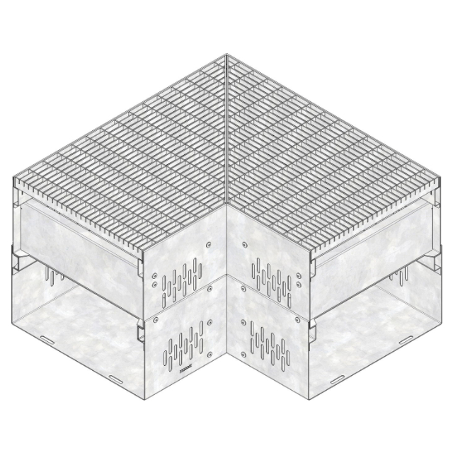 STEELFIX AIR 305 Eckelement verzinkt