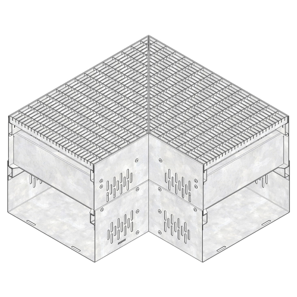 STEELFIX AIR 305 Eckelement verzinkt