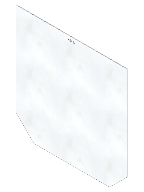 Stirnwand NW400 Edelstahl