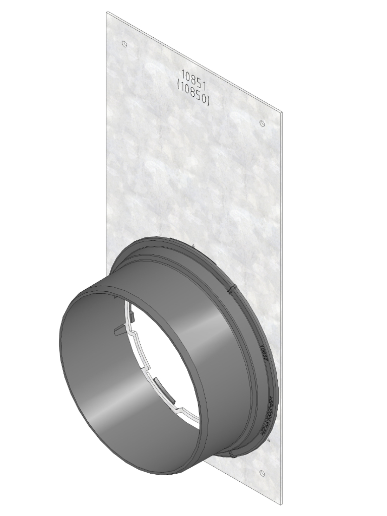 RECYFIX HICAP 3000 Stirnwand mit KG2000-Stutzen DN/OD 160, verzinkt