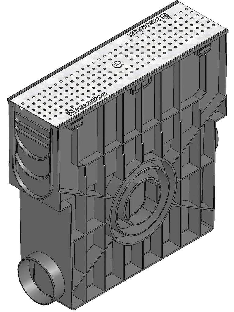 RECYFIX STANDARD 100 Einlaufkasten,schw.Kl.C 250