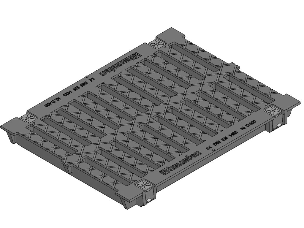 Gussrost, SW 2 x 136/18 mm, KTL-beschichtet