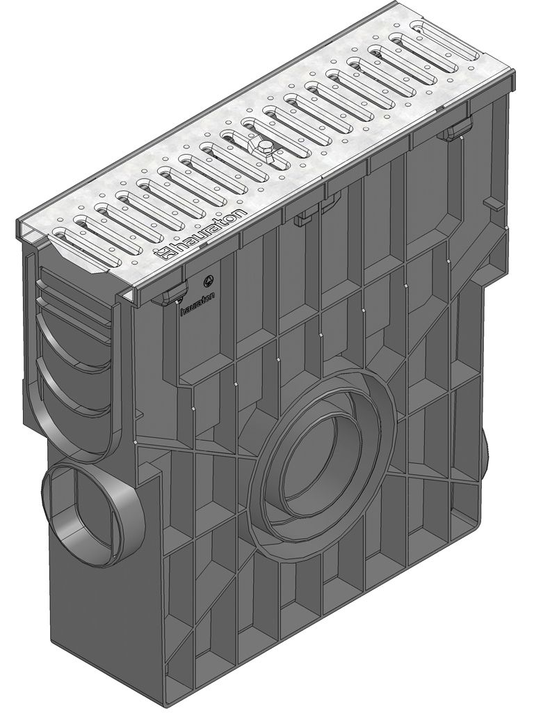 RECYFIX PRO100 Einlaufk.Kunstst.Eimer+Doppelstegr.L=0,5m