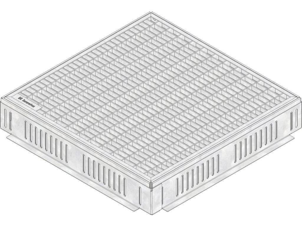 DACHFIX® POINT Typ 2, höhenverstellbar, 400 x 400 mm