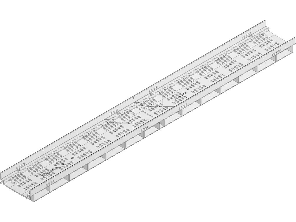 DACHFIX® RESIST Rinnen aus Kunststoff, fixe Bauhöhe 45 mm