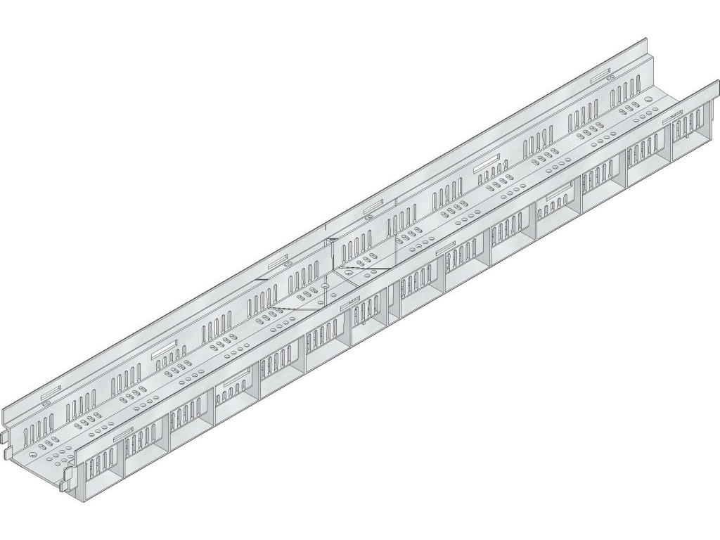 DACHFIX® RESIST Rinnen aus Kunststoff, fixe Bauhöhe 75 mm