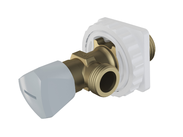 Eckventil für WC-Element