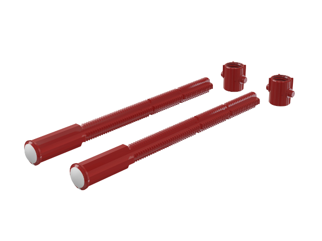 Mechanikschrauben für WC-Element, Kunststoff