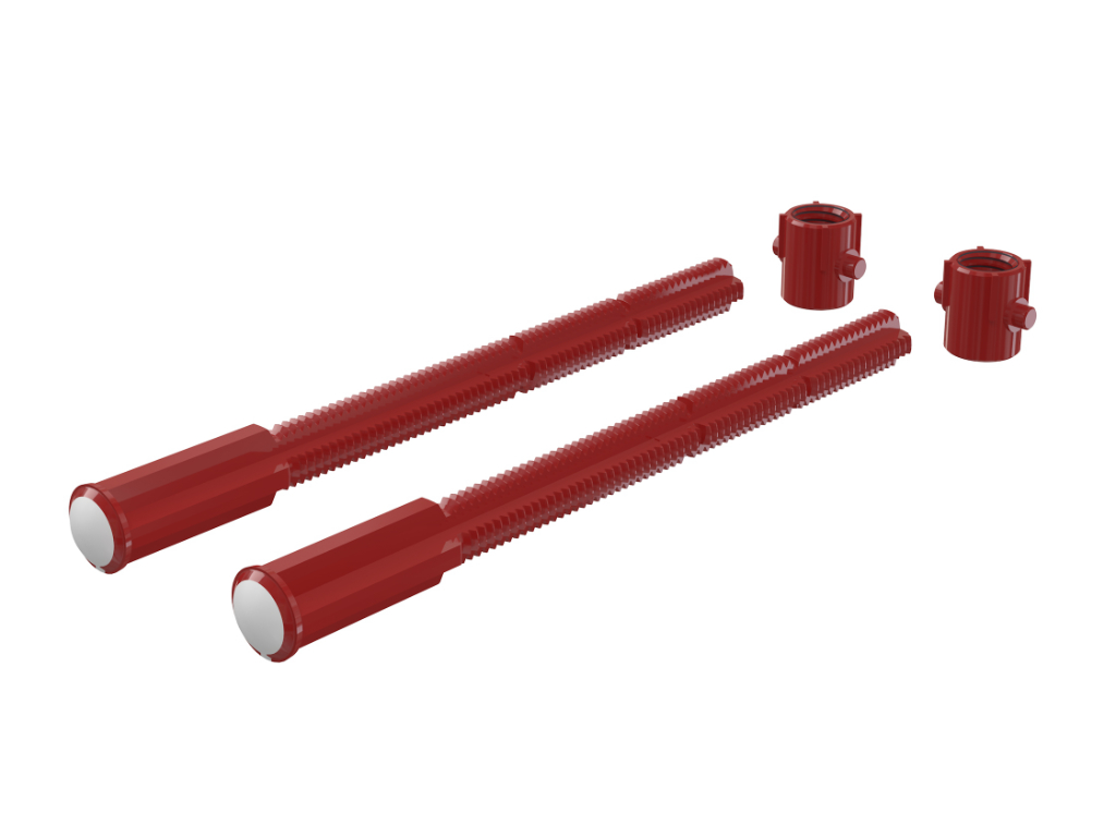 Mechanikschrauben für WC-Element, Kunststoff