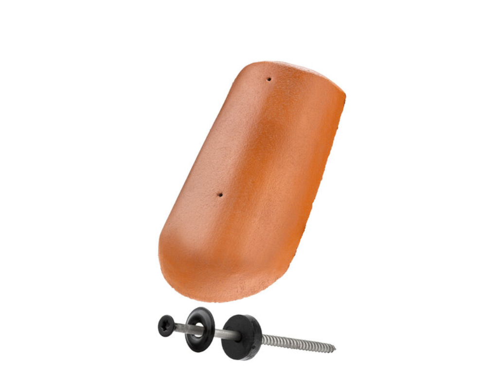 Gratanfangstein glatt inkl. Glockenschraube