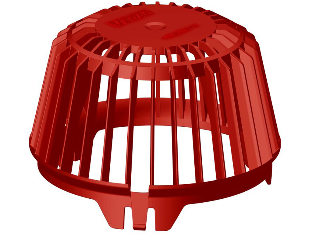 Performa Drain Laubfanggitter rot