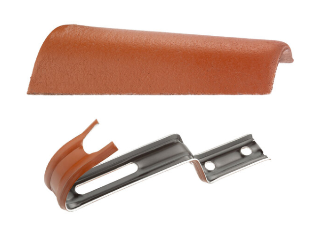 Firststein glatt inkl. Firstklammer