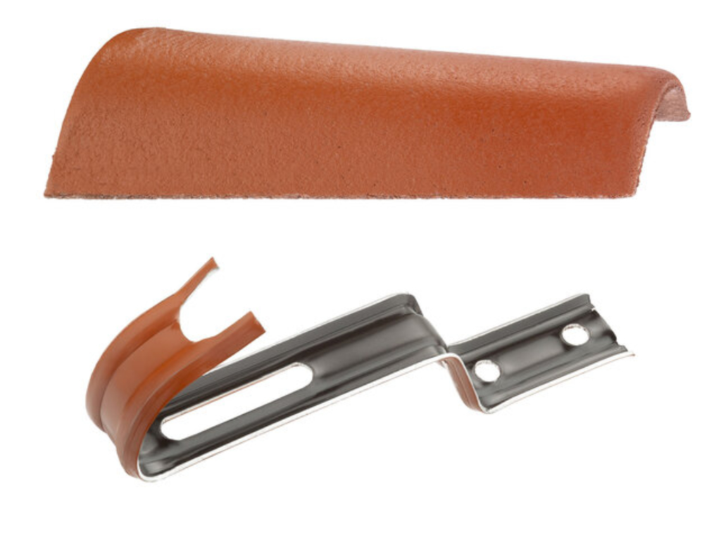 Firststein glatt inkl. Firstklammer